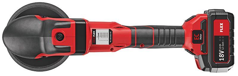 FLEX PE 150 18.0-EC/5.0 P-Set Аккумуляторная ротационная полировальная машинка 18,0 В - Зображення 8