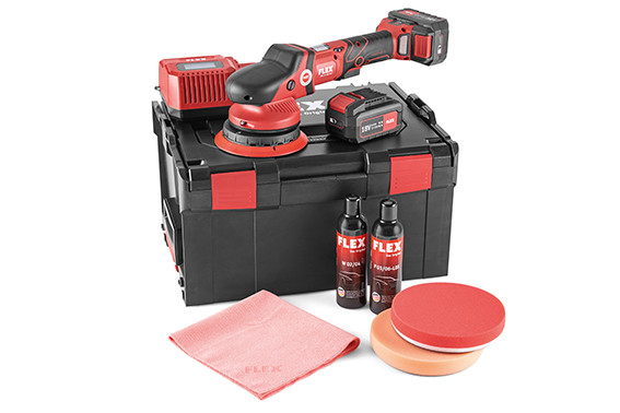 FLEX XFE 15 150 18.0-EC/5.0 P-Set Аккумуляторная эксцентриковая полировальная машина 18,0 В