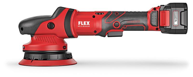 FLEX XFE 15 150 18.0-EC/5.0 P-Set Аккумуляторная эксцентриковая полировальная машина 18,0 В - Зображення 2