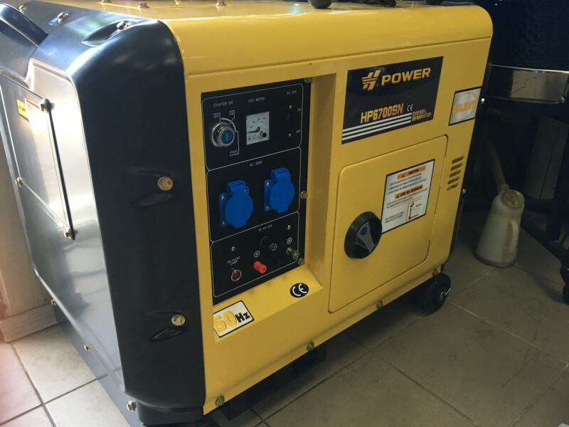 Дизельний електрогенератор 5 кВт HP6700SN, H-POWER - Зображення 2