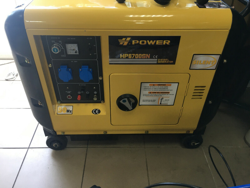 Дизельний електрогенератор 5 кВт HP6700SN, H-POWER