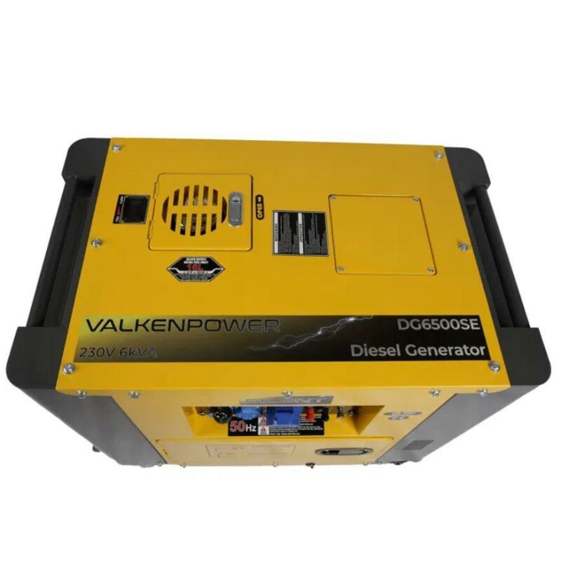 Дизельный генератор Valkenpower DG6500SE (6.5 кВА/5.5 кВт, електростартер) - Зображення 1