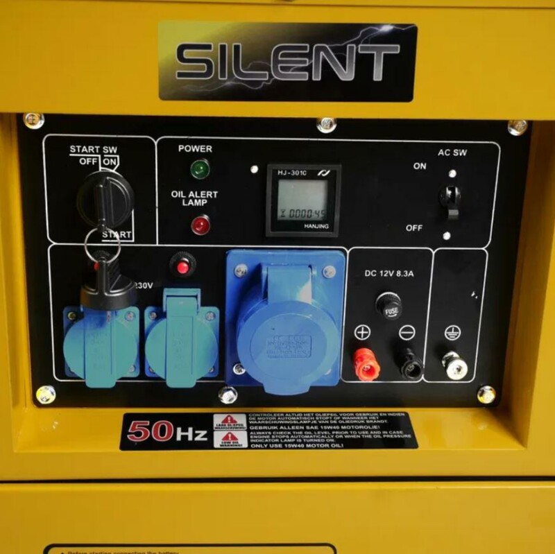 Дизельный генератор Valkenpower DG6500SE (6.5 кВА/5.5 кВт, електростартер) - Зображення 2