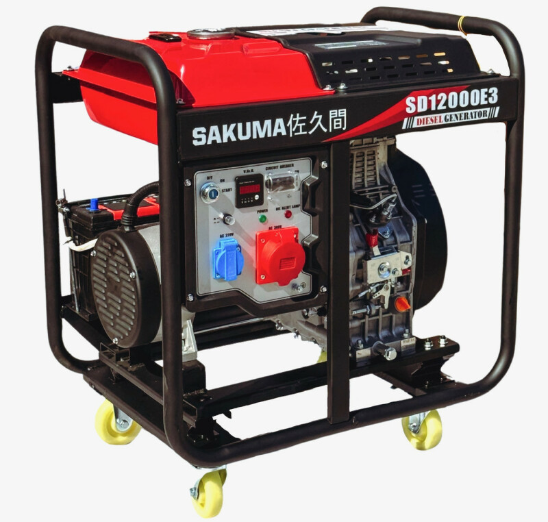 Дизельный генератор SAKUMA SD12000E3, 11KVA(8,5 кВт) - Зображення 1