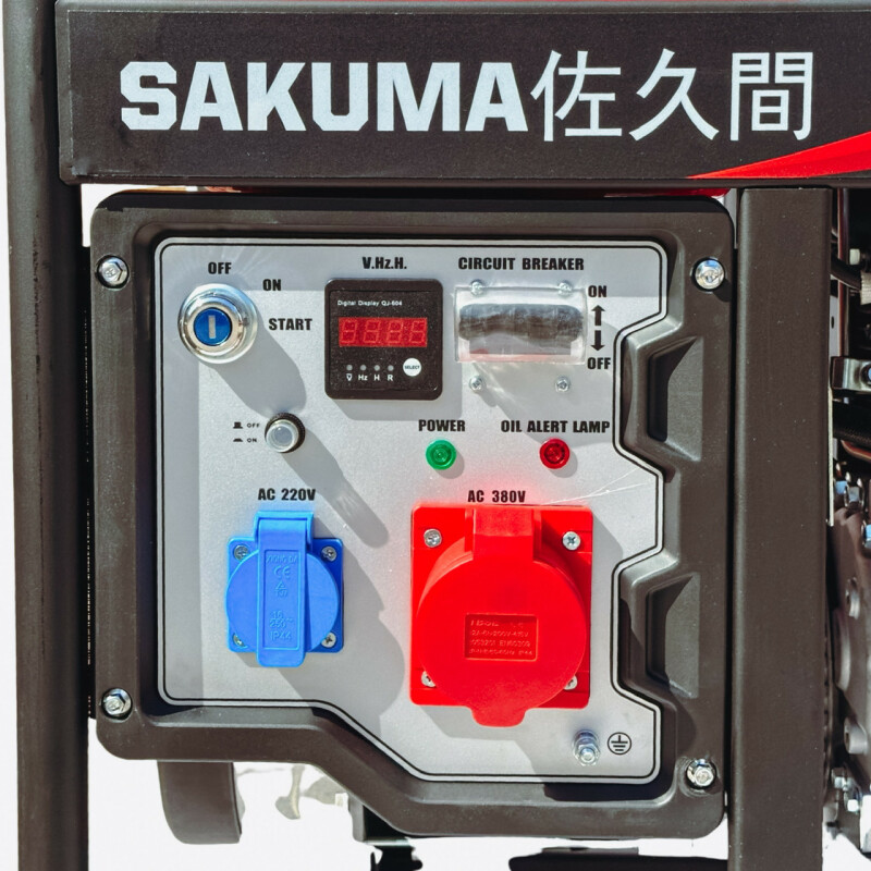 Дизельный генератор SAKUMA SD9000E3, 9KVA(7 кВт) - Зображення 2