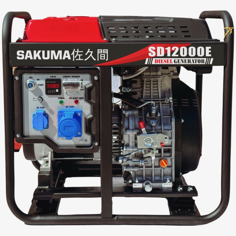 Дизельный генератор SAKUMA SD12000E, 11KVA(8,5 кВт) - Зображення 1