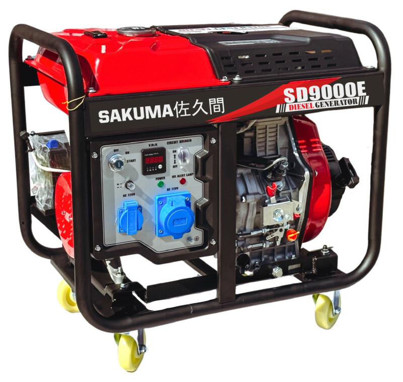 Дизельный генератор SAKUMA SD9000E, 9KVA(7 кВт)