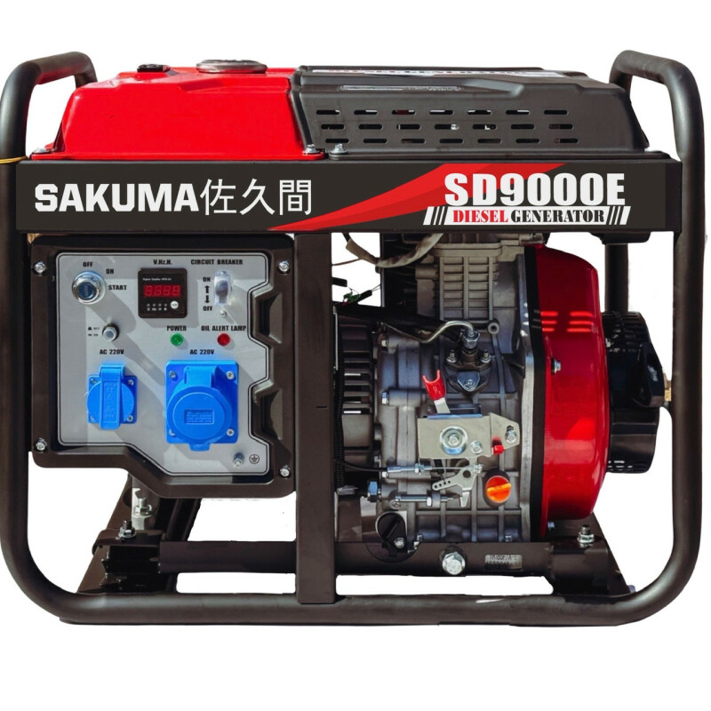 Дизельный генератор SAKUMA SD9000E, 9KVA(7 кВт) - Зображення 1