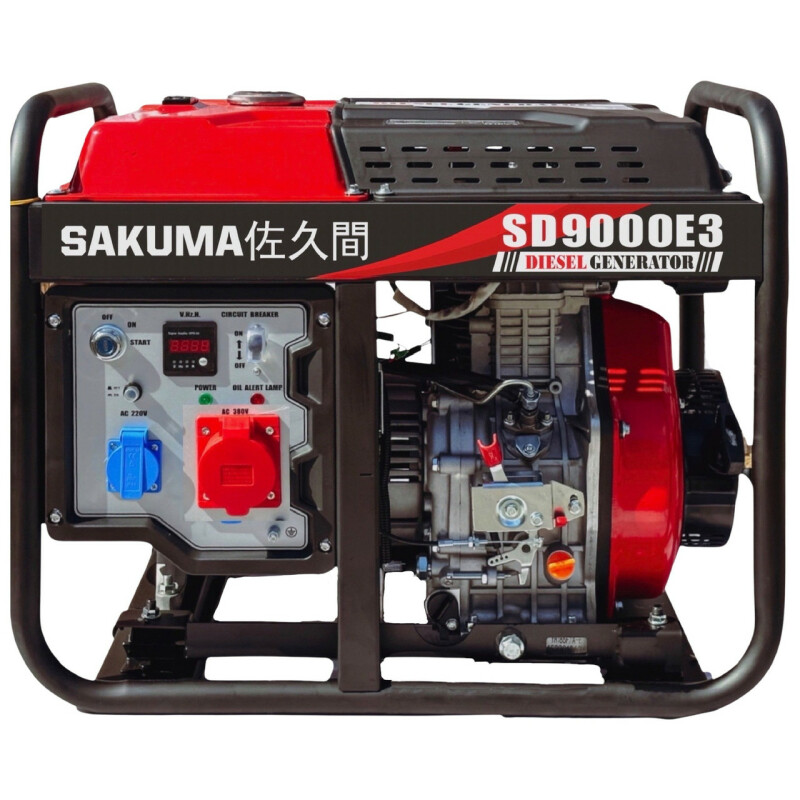 Дизельный генератор SAKUMA SD9000E3, 9KVA(7 кВт) - Зображення 1