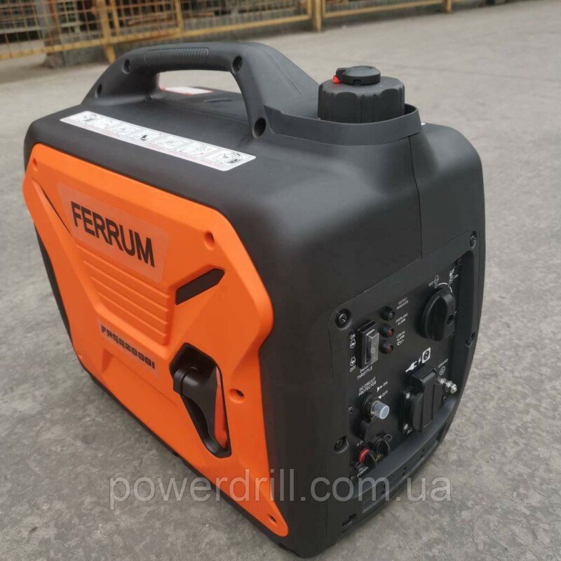 Генератор инверторный 1.8/2.0кВт FERRUM FRGG2000i - Зображення 5