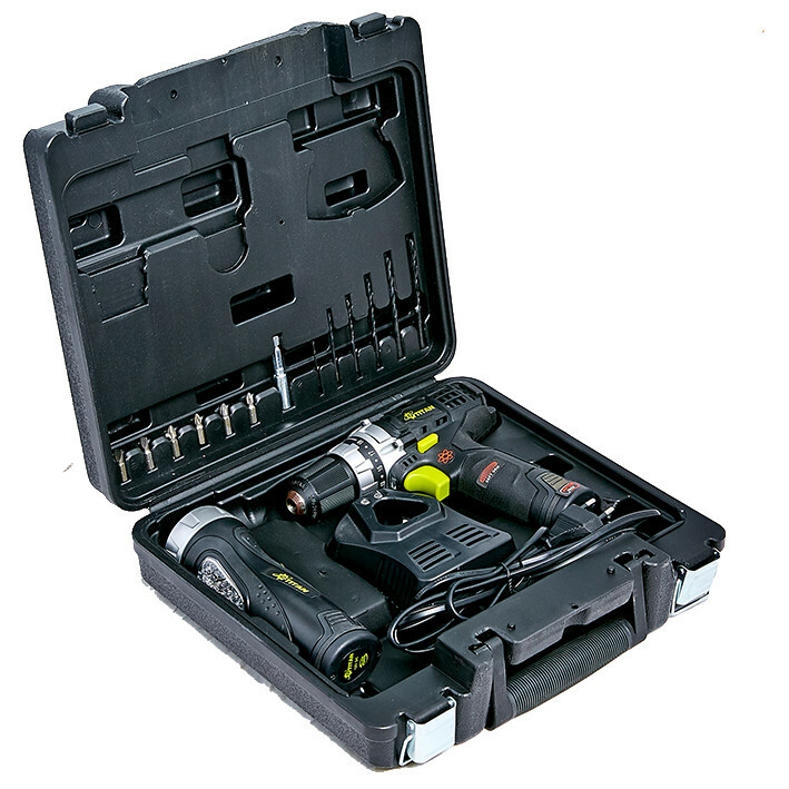 Дрель-шуруповерт + фонарик TITAN PDS122DS SET - Зображення 5