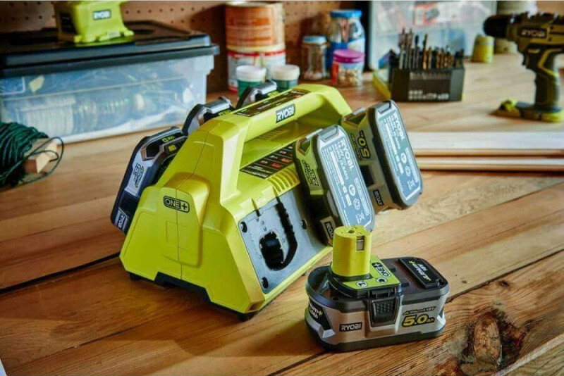 Зарядное устройство 6-портовое RYOBI RC18627 ONE+ - Зображення 1