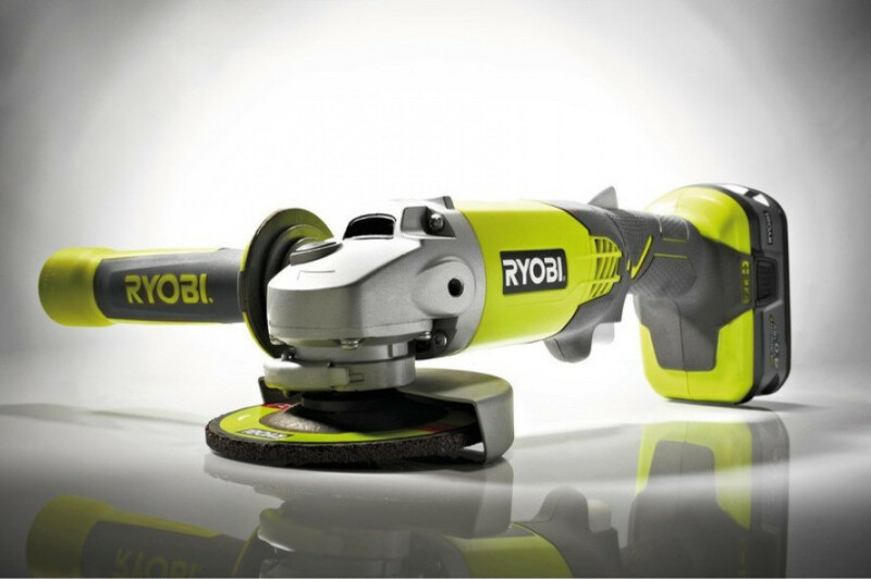 Аккумуляторная угловая шлифовальная машина RYOBI R18AG-0 ONE+ - Зображення 3