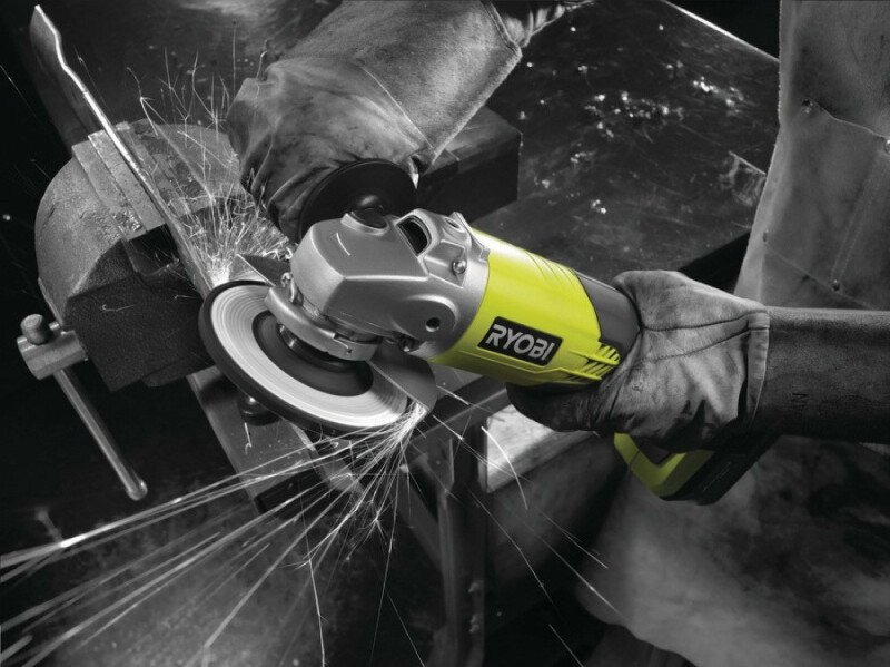 Аккумуляторная угловая шлифовальная машина RYOBI R18AG-0 ONE+ - Зображення 4