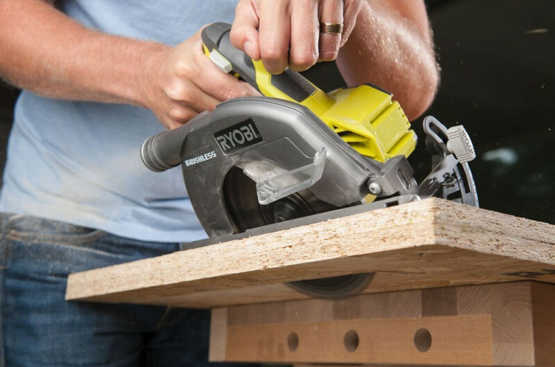 Пила дисковая бесщеточная аккумуляторная RYOBI R18CS7-0 ONE+ - Зображення 4