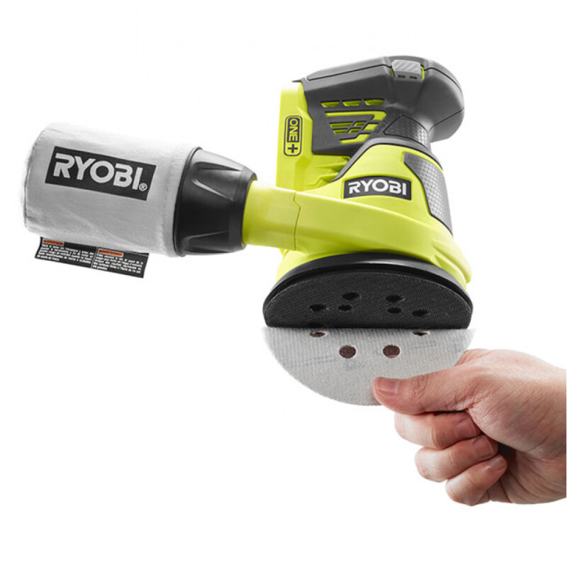 Машина эксцентриковая аккумуляторная RYOBI R18ROS-0 ONE+ - Зображення 3
