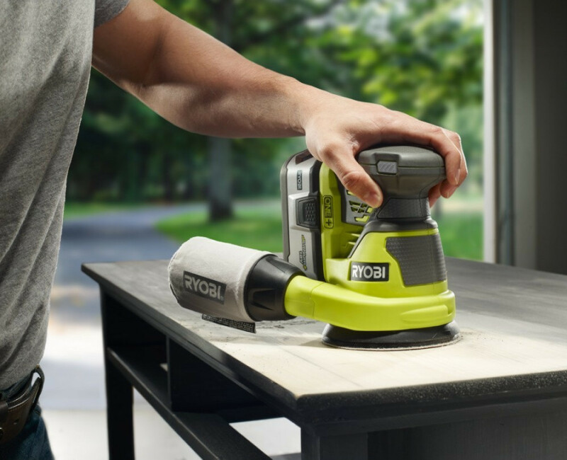 Машина эксцентриковая аккумуляторная RYOBI R18ROS-0 ONE+ - Зображення 4