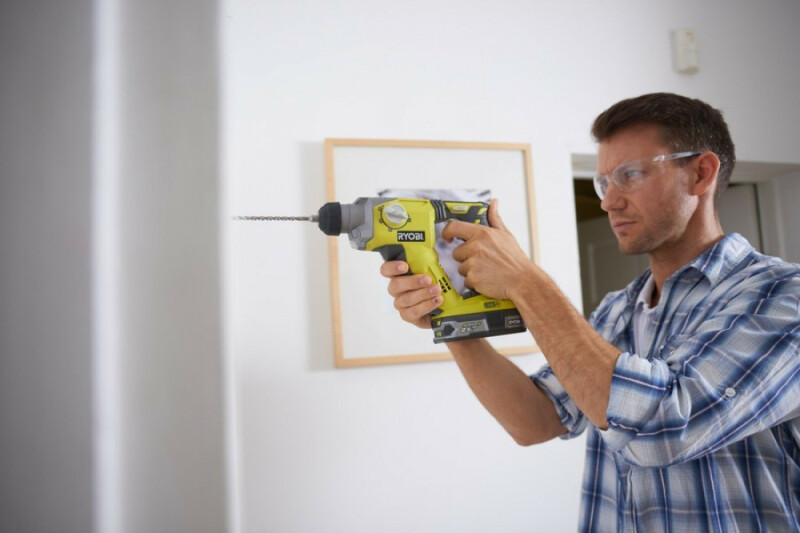 Перфоратор аккумуляторный RYOBI R18SDS-0 ONE+ - Зображення 4