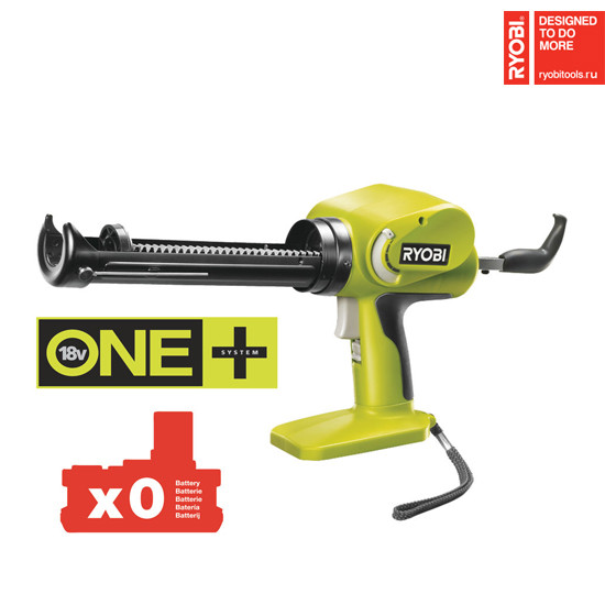 Аккумуляторный пистолет для герметика CCG1801MHG RYOBI ONE+