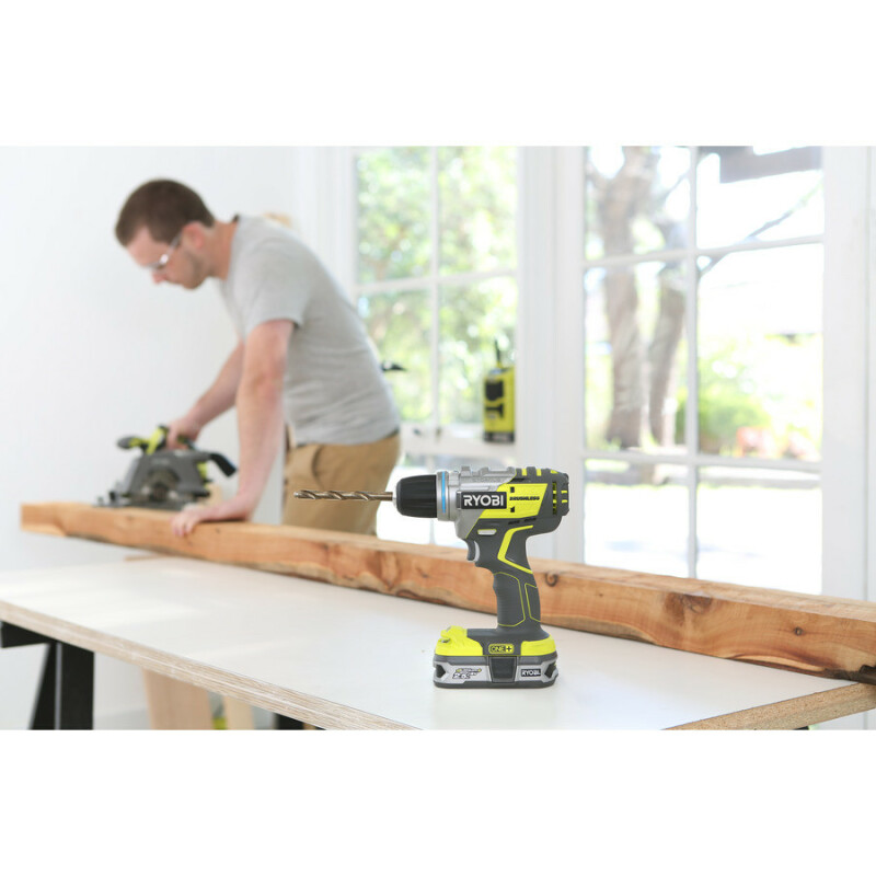 Бесщеточная аккумуляторная дрель-шуруповерт 18В RYOBI R18DDBL-0 ONE+ - Зображення 3