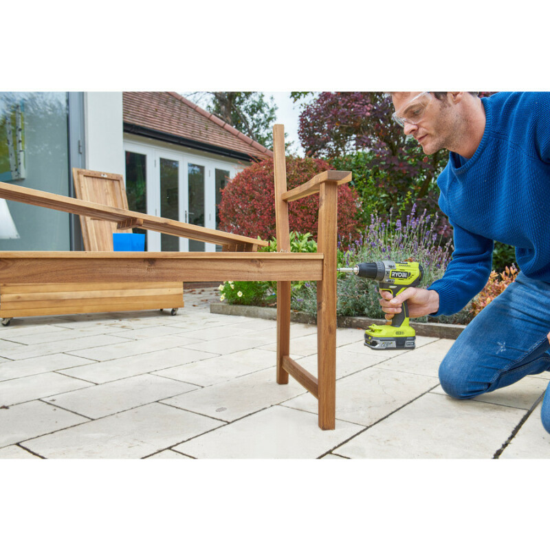 Аккумуляторная бесщеточная ударная дрель-шуруповерт 18В RYOBI R18PD5-0 ONE+ - Зображення 4