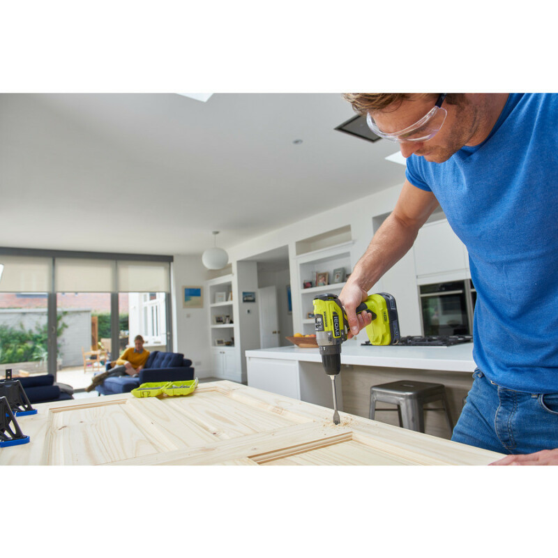Аккумуляторная бесщеточная ударная дрель-шуруповерт 18В RYOBI R18PD5-0 ONE+ - Зображення 6