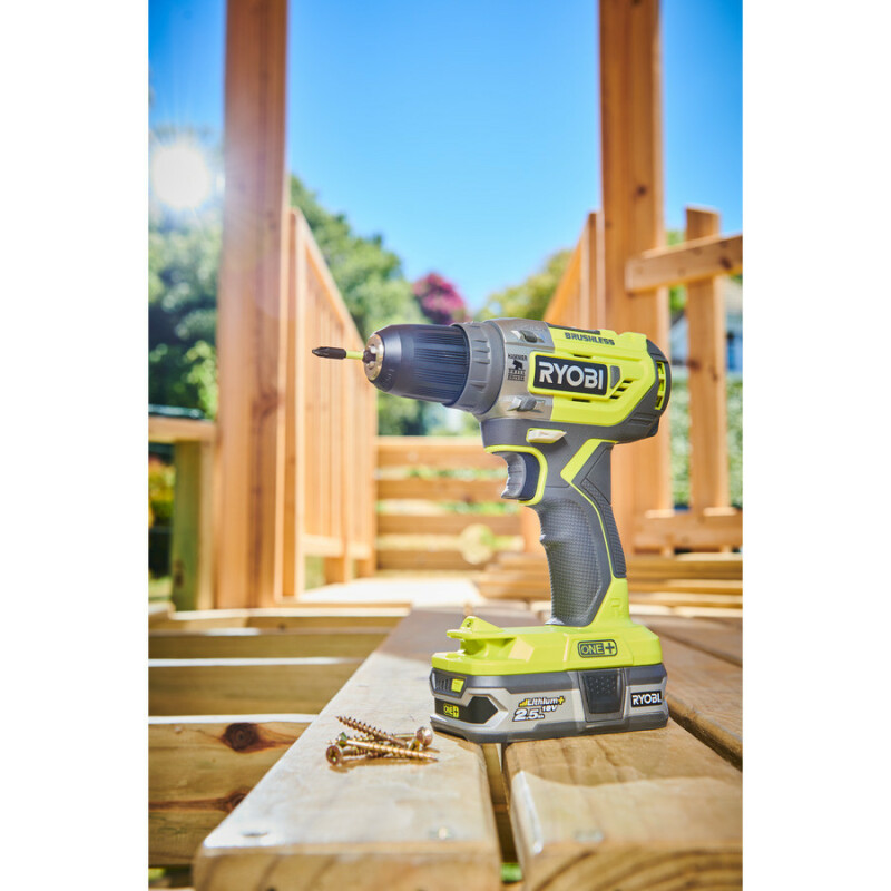 Аккумуляторная бесщеточная ударная дрель-шуруповерт 18В RYOBI R18PD5-0 ONE+ - Зображення 8