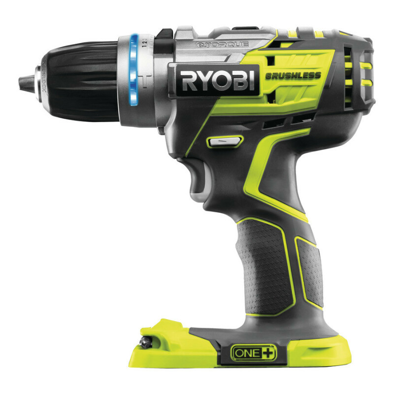 Аккумуляторная бесщеточная ударная дрель-шуруповерт 18В RYOBI R18PDBL-0 ONE+ - Зображення 2