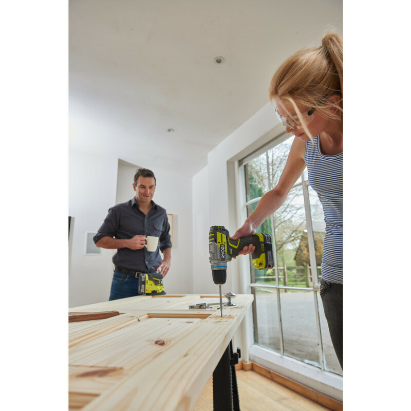Аккумуляторная бесщеточная ударная дрель-шуруповерт 18В RYOBI R18PDBL-0 ONE+ - Зображення 4
