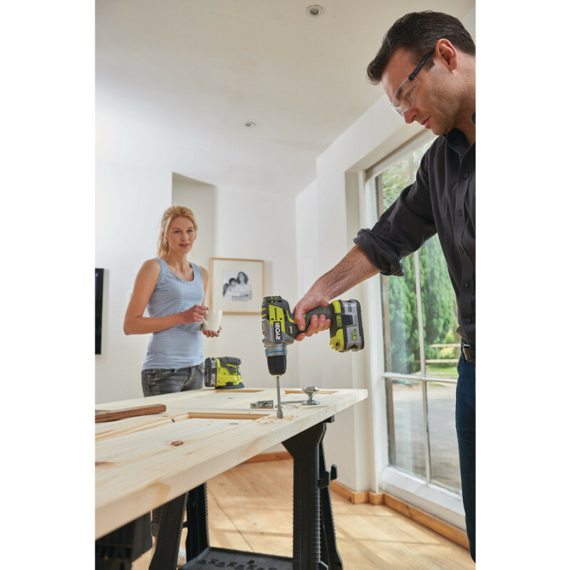 Аккумуляторная бесщеточная ударная дрель-шуруповерт 18В RYOBI R18PDBL-0 ONE+ - Зображення 5