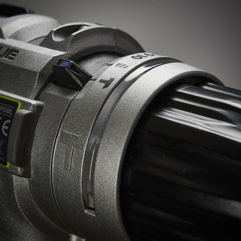Аккумуляторная бесщеточная ударная дрель-шуруповерт 18В RYOBI R18PDBL-0 ONE+ - Зображення 9