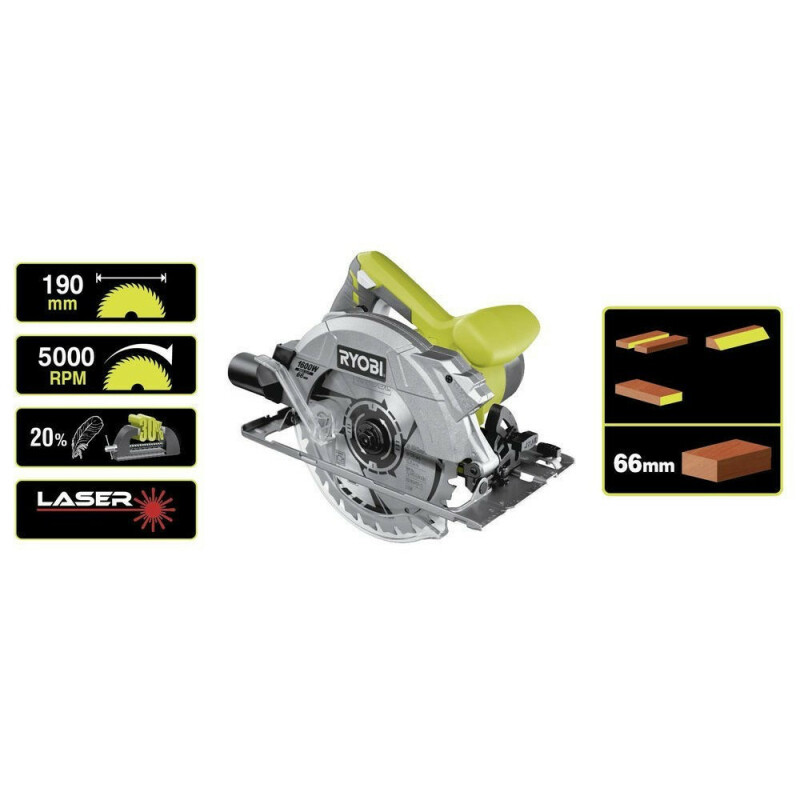 Пила дисковая RYOBI RCS1600-PG - Зображення 4