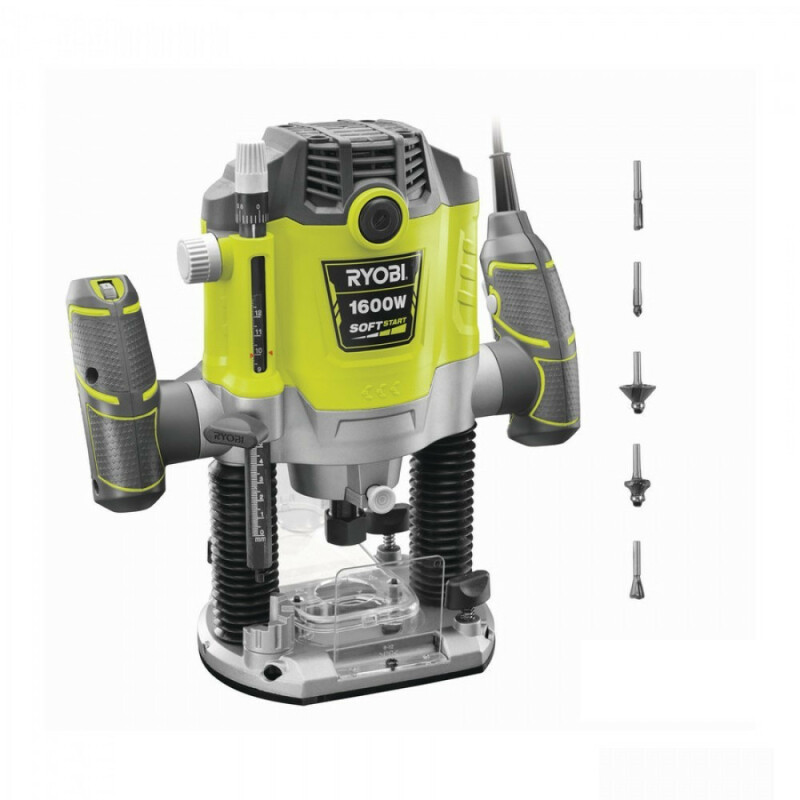 Фрезер электрический RYOBI RRT1600P-K - Зображення 1