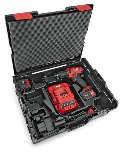 FLEX DD 2G 10.8-LD/4.0 Set Двухскоростной аккумуляторный шуруповерт 10,8 В "Light Duty" - Зображення 2