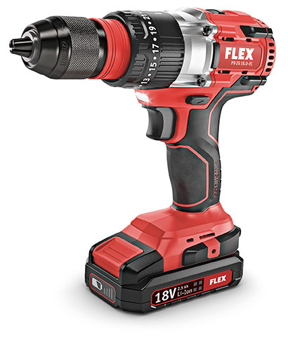 FLEX PD 2G 18.0-EC Двухскоростной аккумуляторный ударный дрель-шуруповерт 18,0 В - Зображення 2