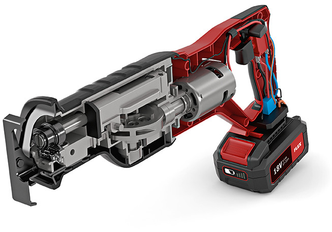 FLEX RS 29 18.0 Аккумуляторная сабельная пила 18,0 В - Зображення 4