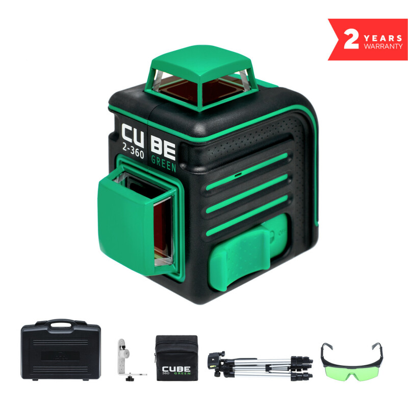 Лазерный уровень CUBE 2-360 Green ADA А00471