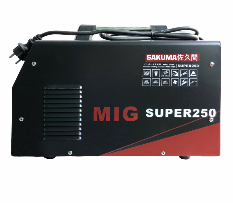 Сварочный инвертор полуавтомат SAKUMA SUPER 250  Мax сила тока 250 А - Зображення 3