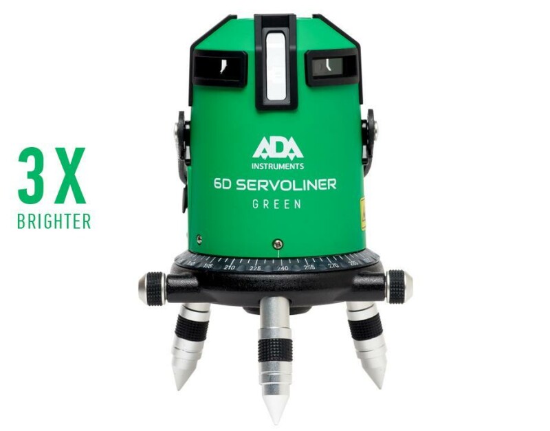 Лазерный нивелир ADA 6D Servoliner Green