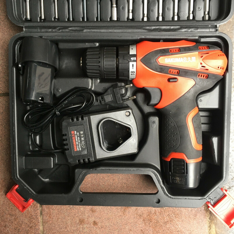 Шуруповерт аккумуляторный SAKUMA SD1203C+ - Зображення 2