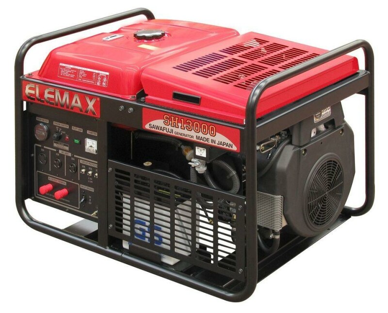 Бензиновый генератор ELEMAX SH13000 10квт однофазный