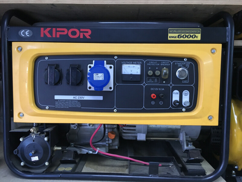 Газовый двухтопливный генератор KIPOR KNGE6000E