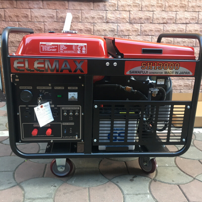 Бензиновый генератор ELEMAX SH13000 10квт однофазный - Зображення 1
