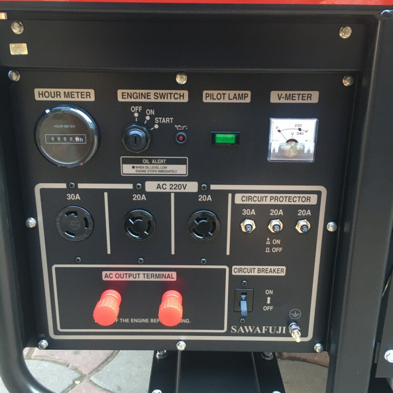 Бензиновый генератор ELEMAX SH13000 10квт однофазный - Зображення 2