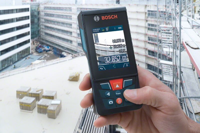 Лазерный дальномер BOSCH Professional GLM 120 C в чехле - Зображення 1
