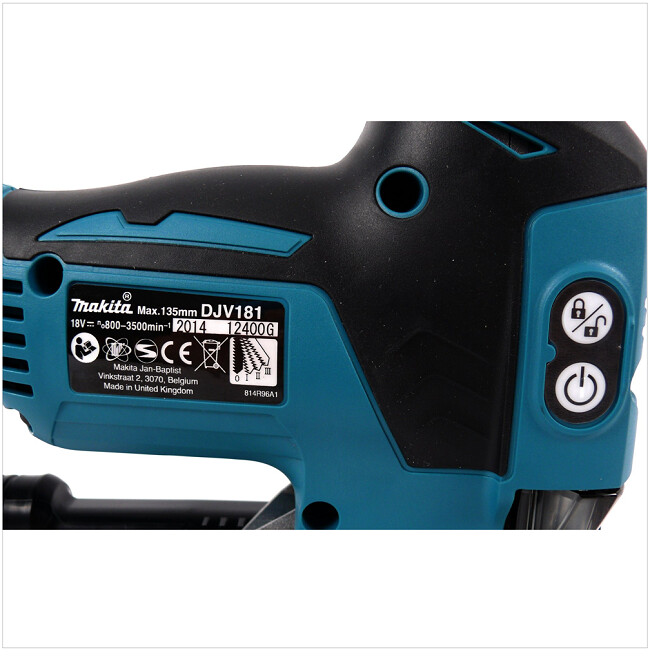 Аккумуляторный лобзик Makita DJV181Z - Зображення 1