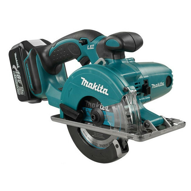 Аккумуляторная дисковая пила по металлу Makita DCS550Z - Зображення 1