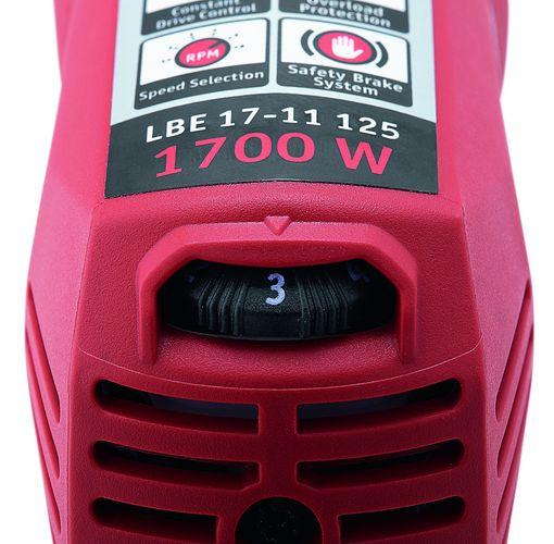 FLEX LBE 17-11 125 Угловая шлифовальная машина с регулируемой частотой вращения и тормозом - Зображення 2