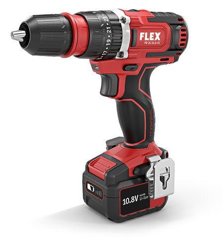 FLEX PD 2G 10.8-EC/6.0 Set Двухскоростной аккумуляторный ударный дрель-шуруповерт 10,8 В - Зображення 3