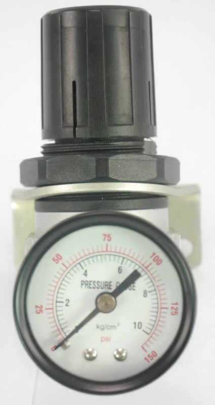 1/4 " Пневматический регулятор с манометром GISON GAS-19H - Зображення 1
